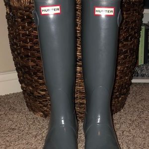 Hunter boots and boot socks